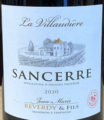 Jean Marie Reverdy Sancerre Rouge 2020